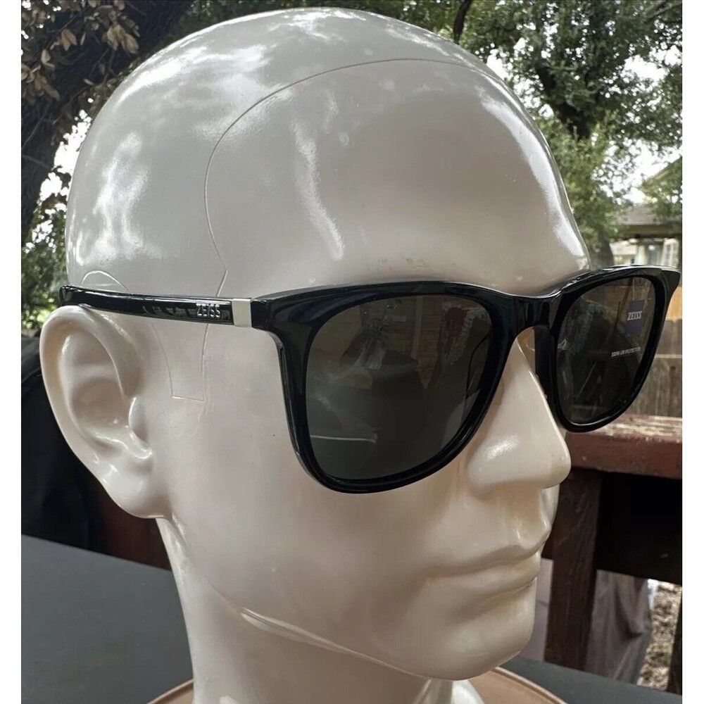 Zeiss Men's Polarized Black Soft Square Sunglasses - ZS22509SP 001